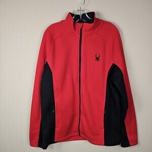 Spyder Constant Fleece Jacket 205413 Mens L Performance Outdoor Full Zip Sweater